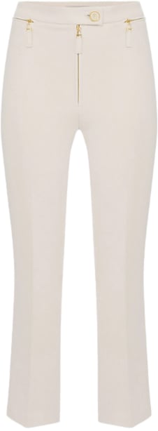Elisabetta Franchi Trousers Latte Bruin
