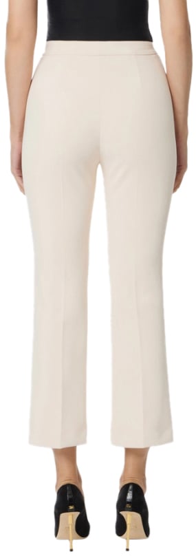 Elisabetta Franchi Trousers Latte Bruin