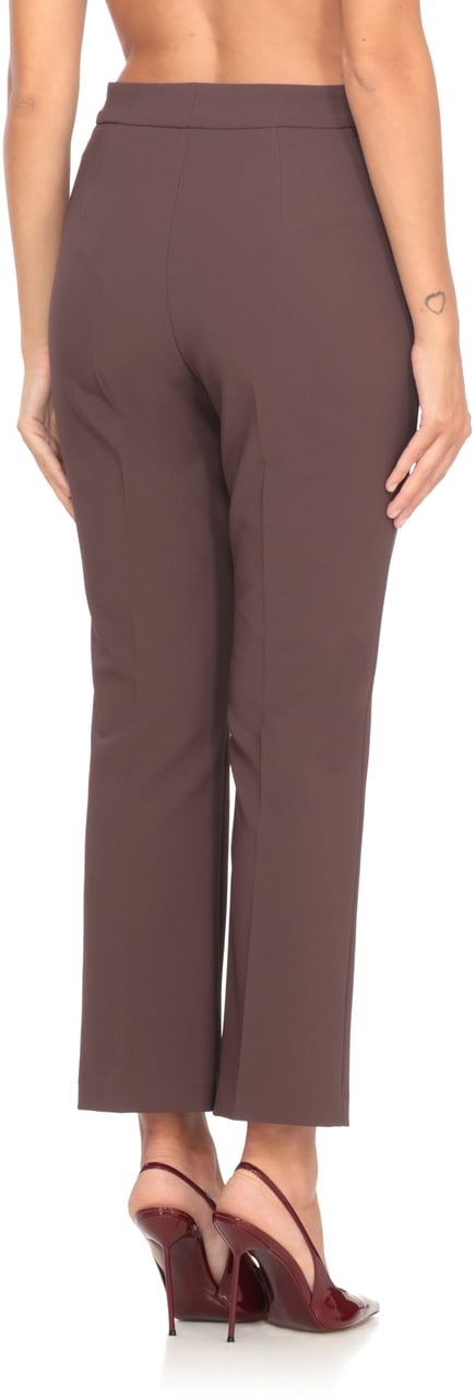 Elisabetta Franchi Trousers Bordeaux Rood