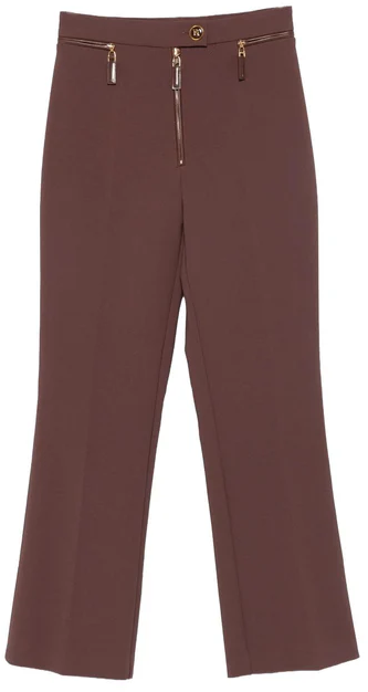 Elisabetta Franchi Trousers Merlot Rood