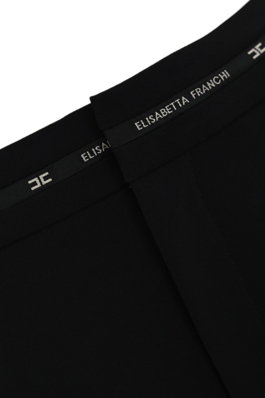 Elisabetta Franchi Trousers Black Zwart