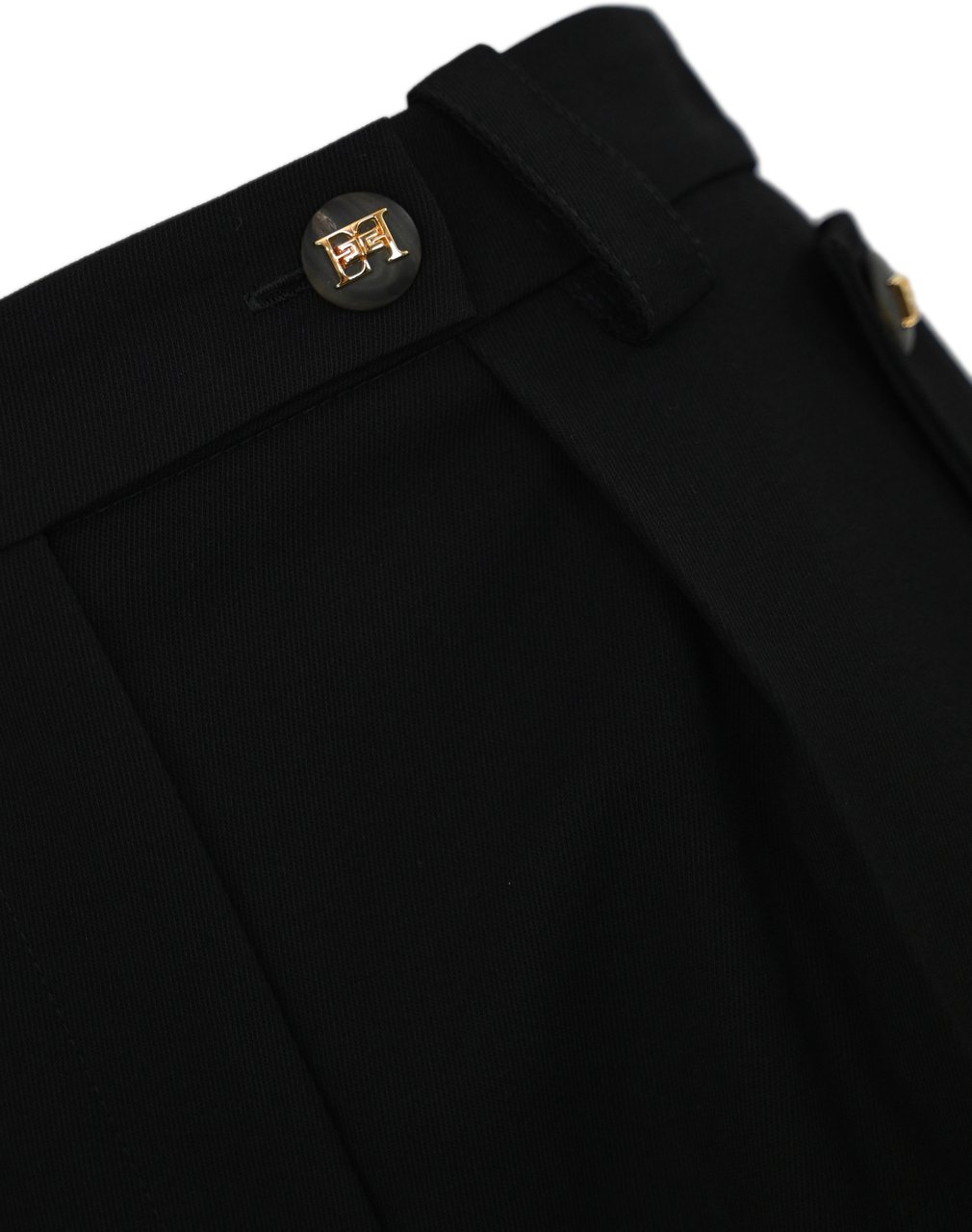 Elisabetta Franchi Trousers Black Zwart