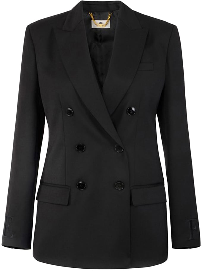 Elisabetta Franchi Trousers Black Zwart