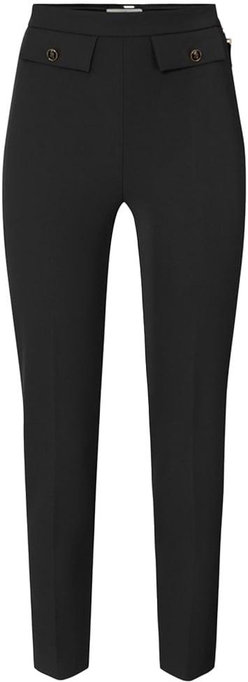 Elisabetta Franchi Trousers Black Zwart