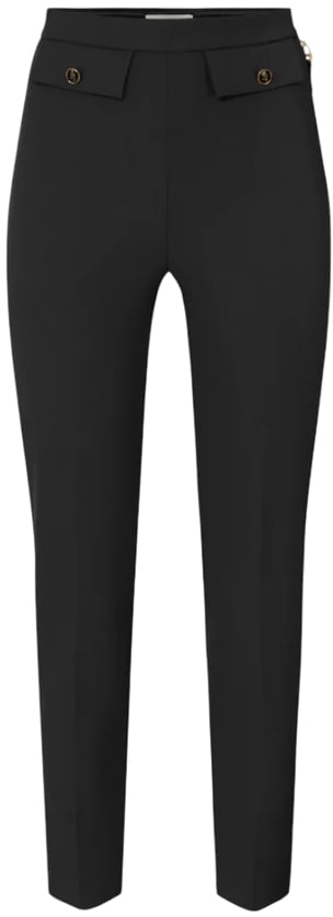 Elisabetta Franchi Trousers Black Zwart