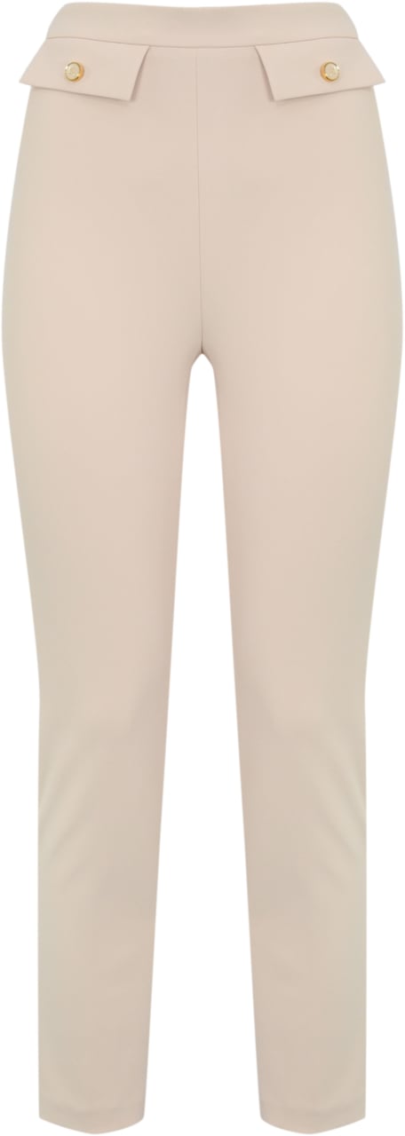 Elisabetta Franchi Trousers Milk Wit