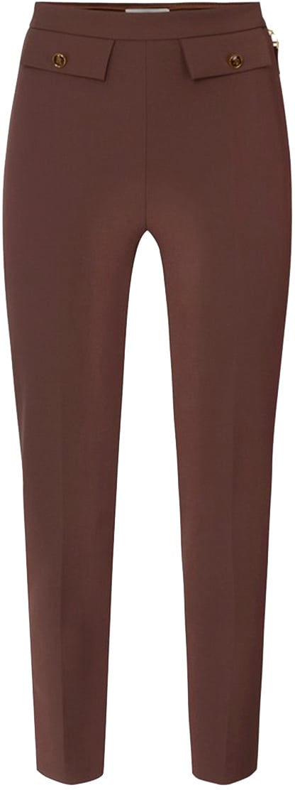 Elisabetta Franchi Trousers Brown Bruin