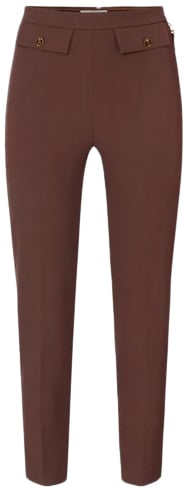 Elisabetta Franchi Trousers Caffe Bruin