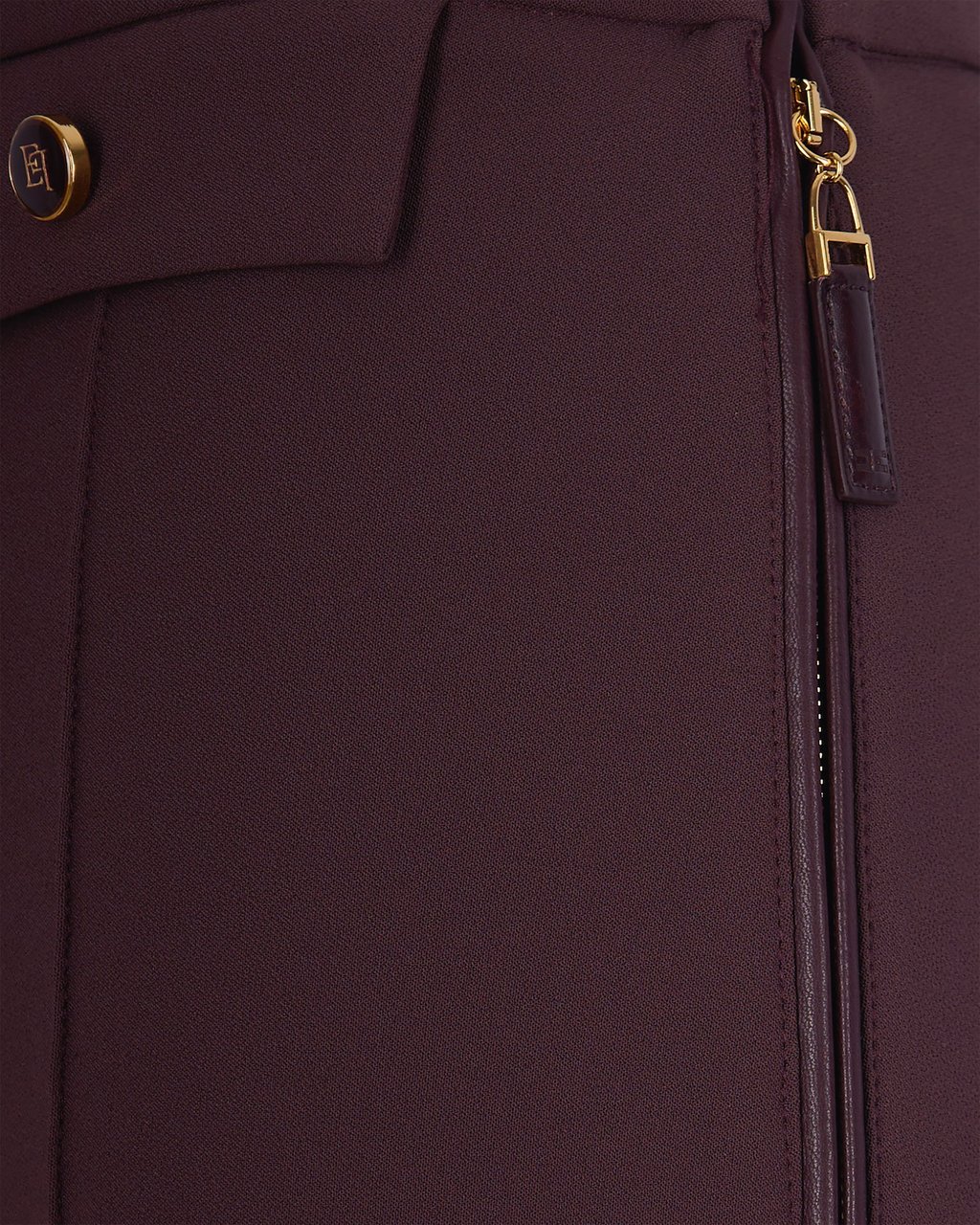 Elisabetta Franchi Trousers Merlot Rood