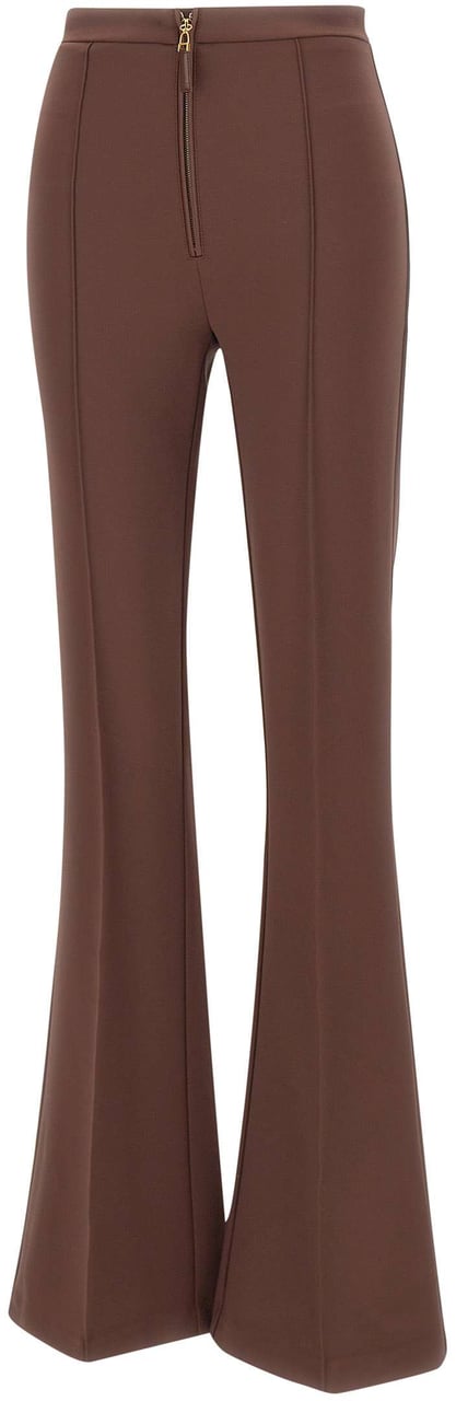 Elisabetta Franchi Trousers Brown Bruin