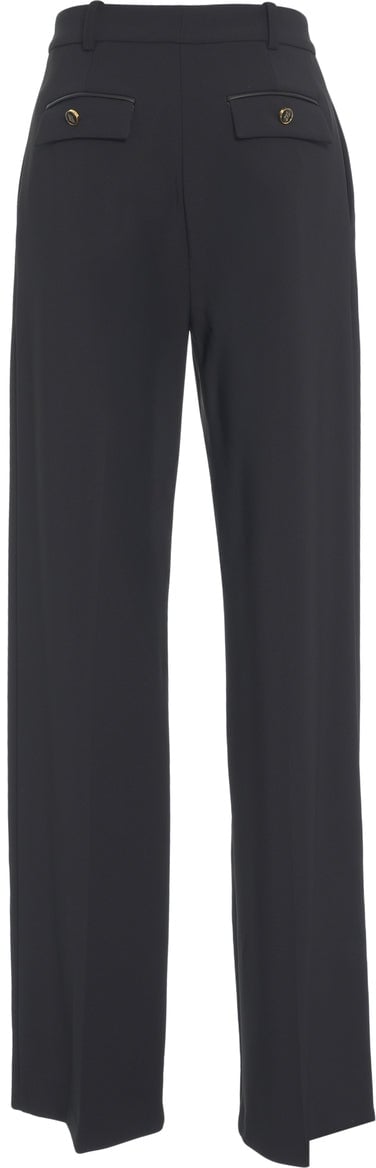 Elisabetta Franchi Flared trousers Zwart