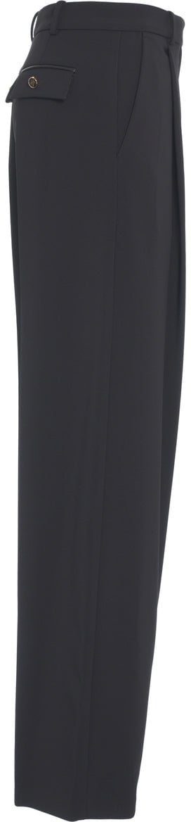 Elisabetta Franchi Flared trousers Zwart