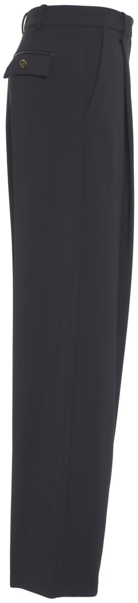 Elisabetta Franchi Pantaloni svasati Zwart