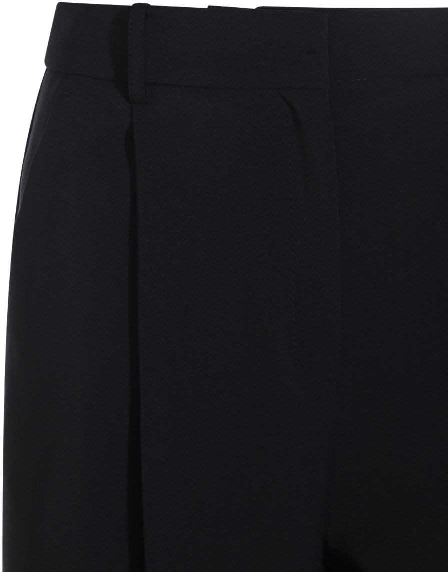 Elisabetta Franchi Straight-Leg Trousers With Tailored Silhouette Zwart