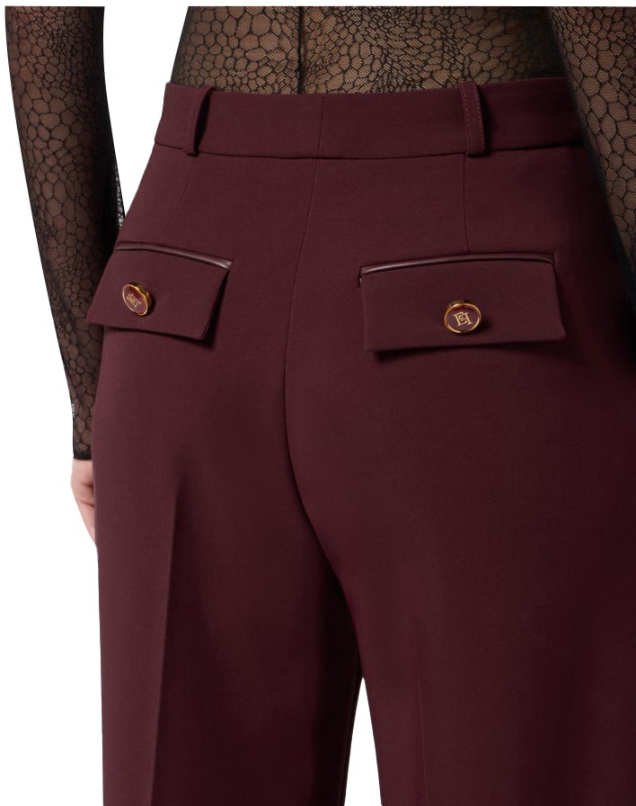 Elisabetta Franchi Trousers Red Rood