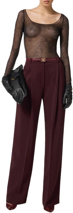 Elisabetta Franchi Trousers Red Rood