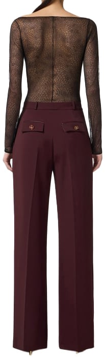 Elisabetta Franchi Trousers Red Rood