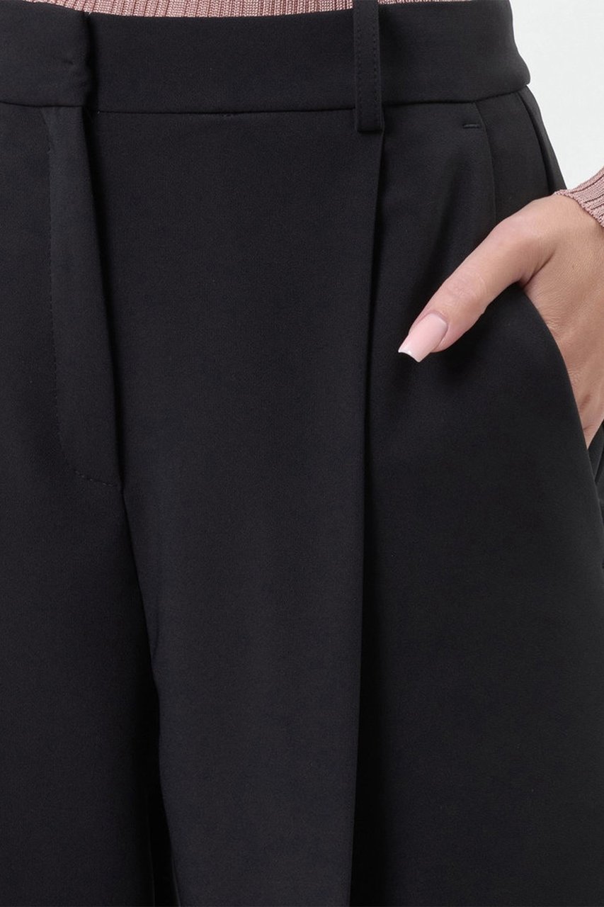 Elisabetta Franchi Trousers Black Zwart