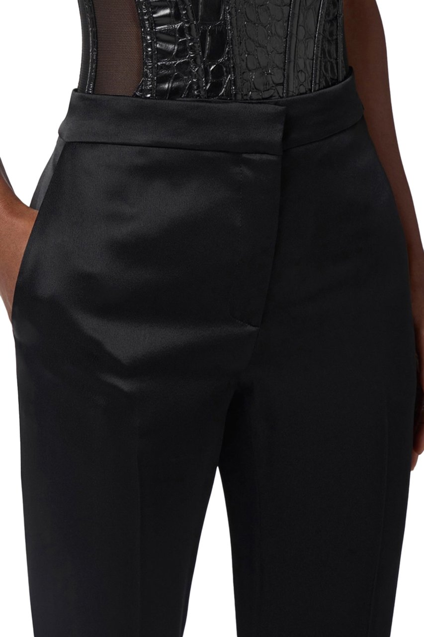 Elisabetta Franchi Trousers Black Zwart