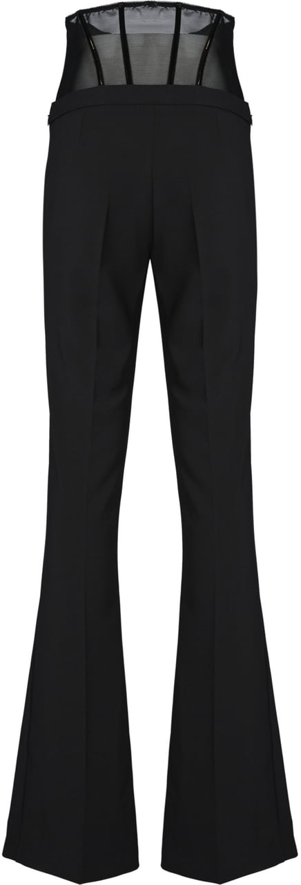 Elisabetta Franchi Trousers Black Zwart