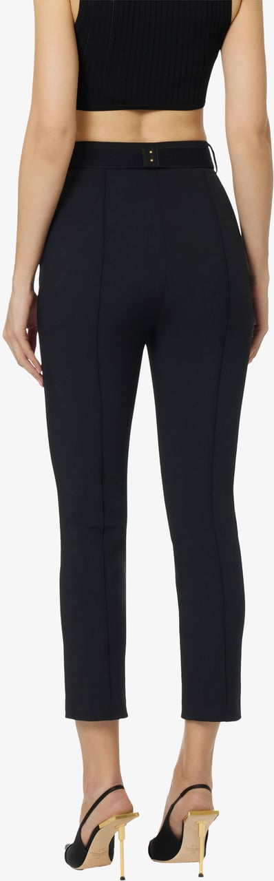 Elisabetta Franchi Trousers Black Zwart