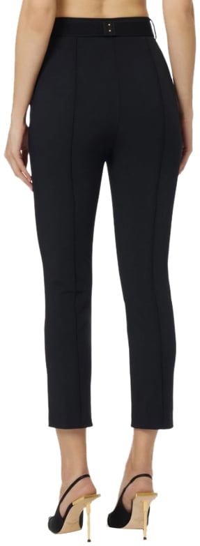 Elisabetta Franchi Trousers Black Zwart