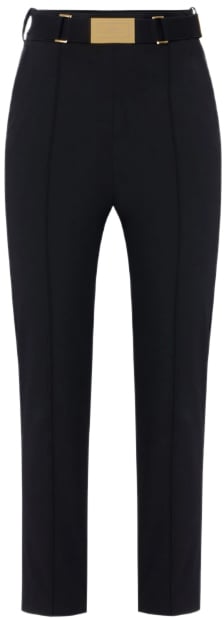 Elisabetta Franchi Trousers Black Zwart