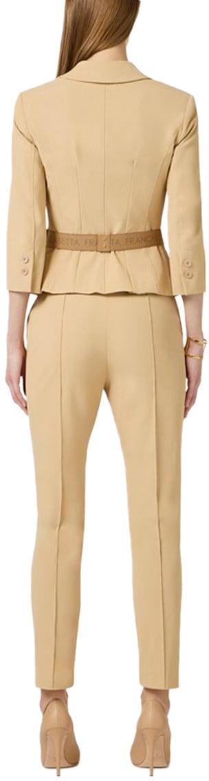 Elisabetta Franchi Trousers Brown Bruin