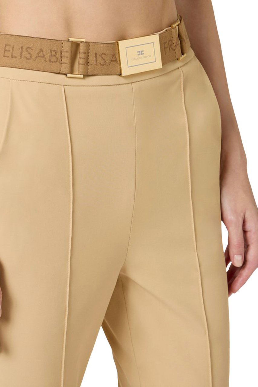 Elisabetta Franchi Trousers Brown Bruin