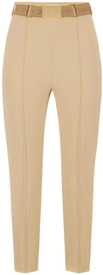 Elisabetta Franchi Trousers Brown Bruin