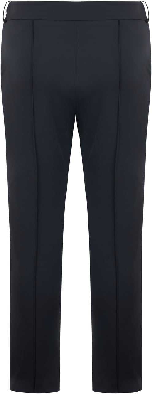Elisabetta Franchi Crop pants in stretch fabric Zwart