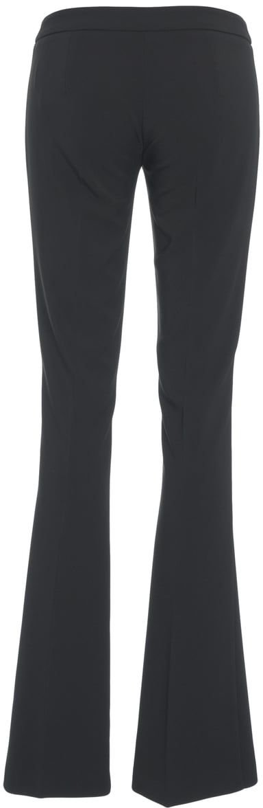 Elisabetta Franchi Pantaloni svasati Zwart