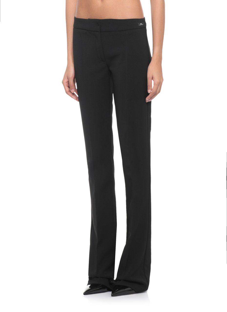 Elisabetta Franchi Trousers Black Zwart