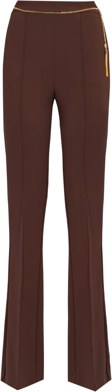 Elisabetta Franchi Trousers Merlot Rood
