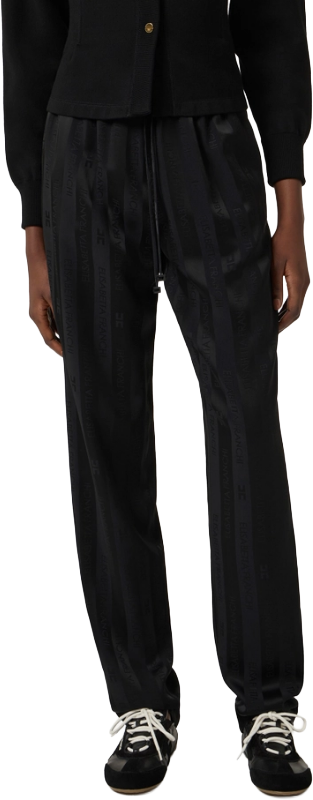 Elisabetta Franchi Trousers Black Zwart