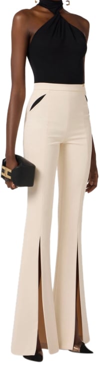 Elisabetta Franchi Trousers Burronero Zwart