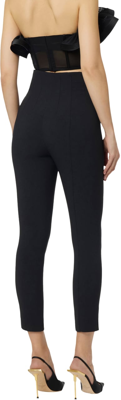 Elisabetta Franchi Trousers Black Zwart