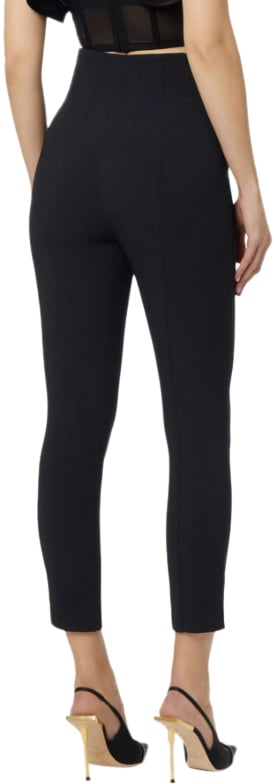 Elisabetta Franchi Trousers Black Zwart