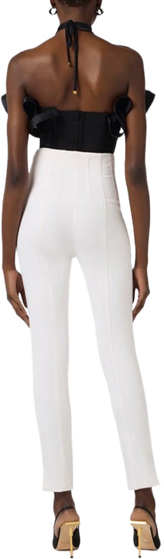 Elisabetta Franchi Trousers Cyan Cyaan