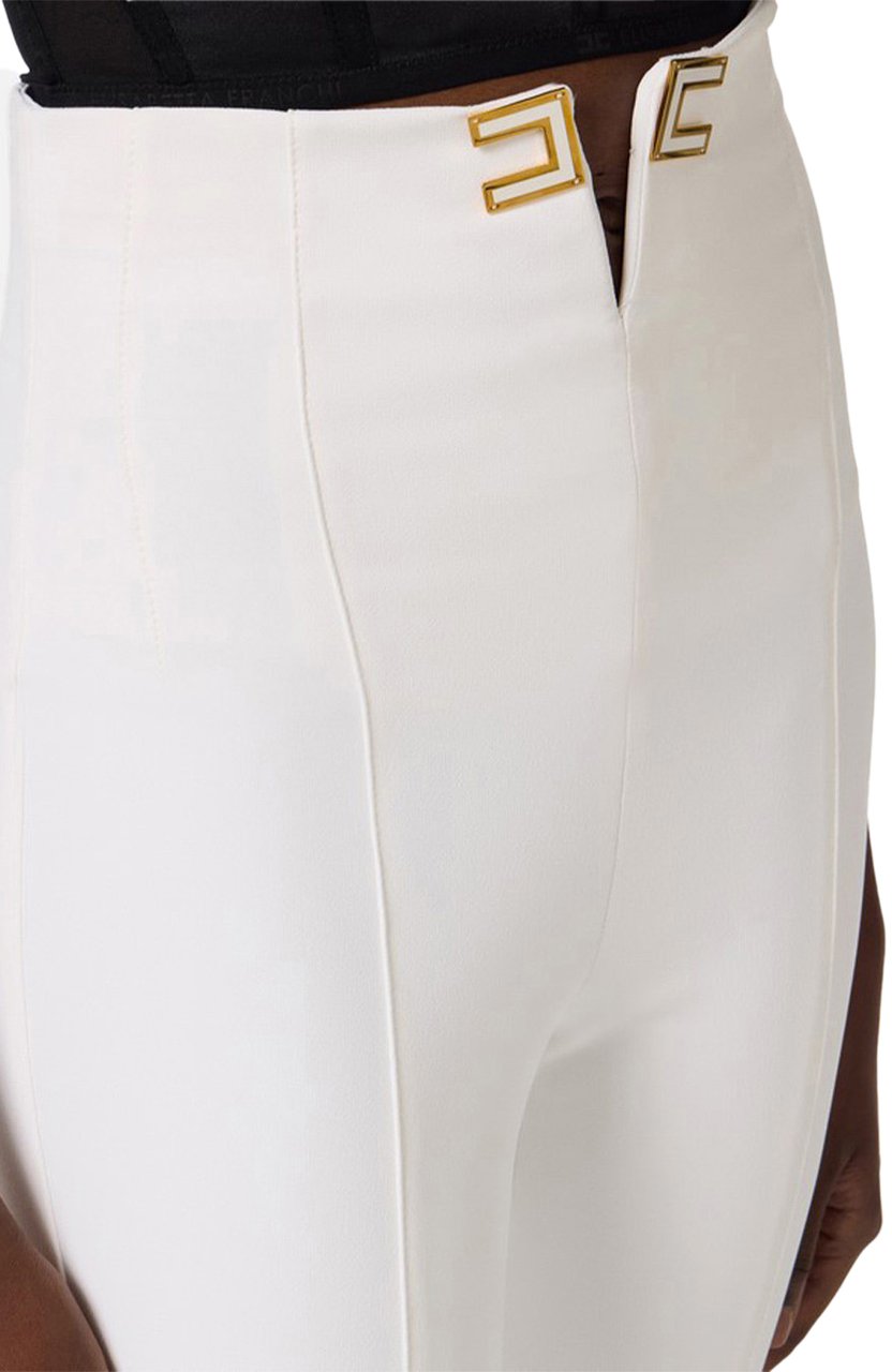 Elisabetta Franchi Trousers Cyan Cyaan