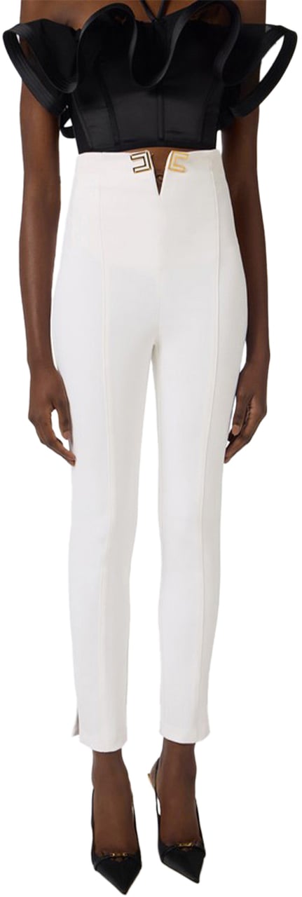 Elisabetta Franchi Trousers Cyan Cyaan