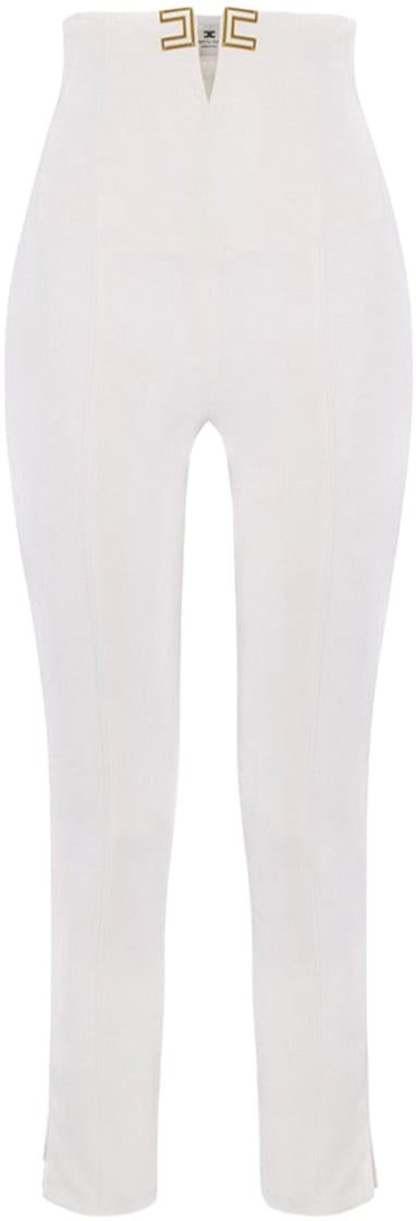 Elisabetta Franchi Trousers Cyan Cyaan