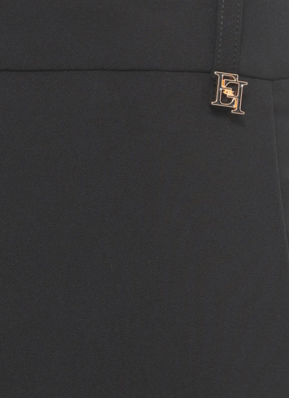 Elisabetta Franchi Trousers Black Zwart