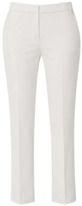 Elisabetta Franchi Trousers Ivory Wit
