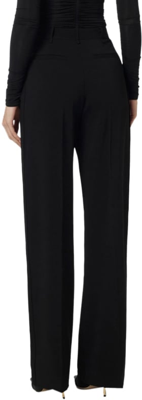 Elisabetta Franchi Trousers Black Zwart