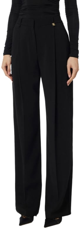 Elisabetta Franchi Trousers Black Zwart