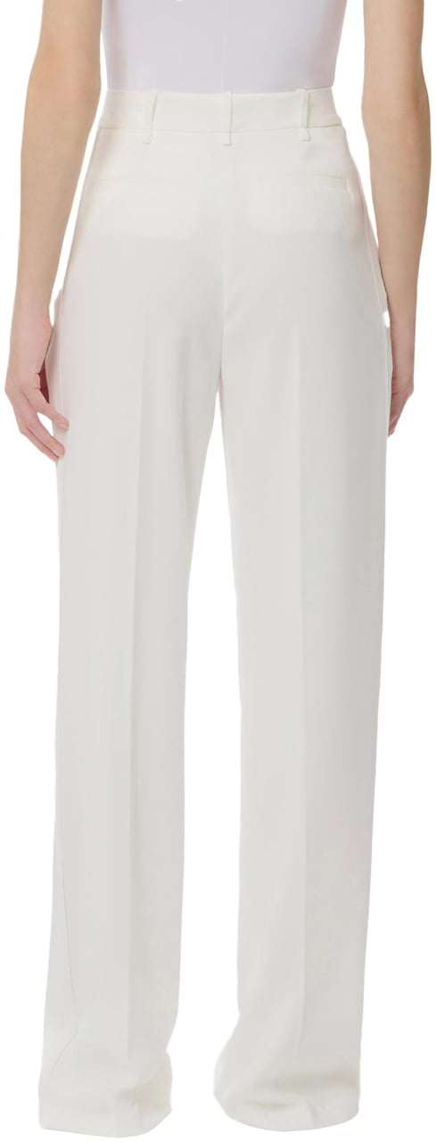 Elisabetta Franchi Trousers Ivory Wit