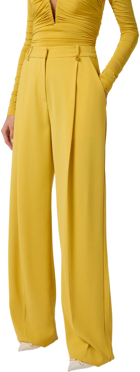 Elisabetta Franchi Trousers Sun Geel