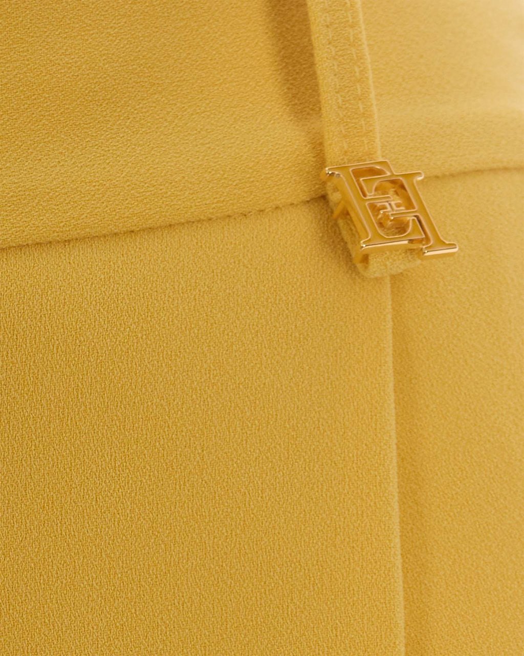 Elisabetta Franchi Trousers Sun Geel