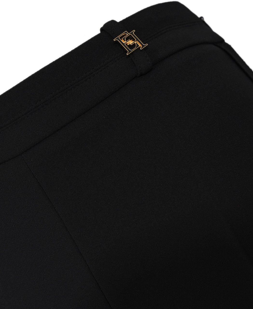Elisabetta Franchi Trousers Black Zwart